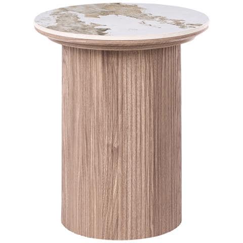Tavolino Dora Ceramica Marrone - Foto 2