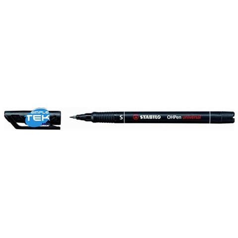 10 X Pennarello Indelebile Nero Ohpen S Punta Fine 0,4mm Penna Marker - Foto 3