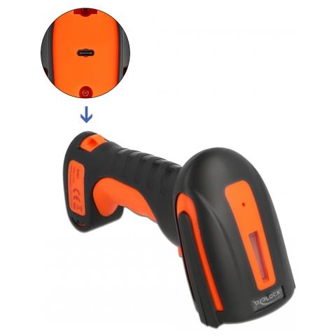 Scanner industriale per codici a barre 1D e 2D per 2,4 GHz, Bluetooth o USB - Foto 4