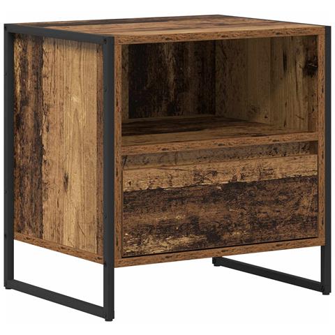 Comodino Legno vecchio 50 x 39,5 x 50 cm Legno multistrato - Foto 1