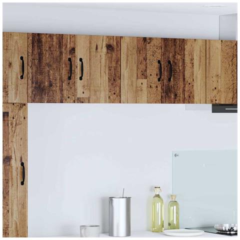 Pensile cucina con porta 2 pcs Legno vecchio 60 x 31 x 40 cm - Foto 2