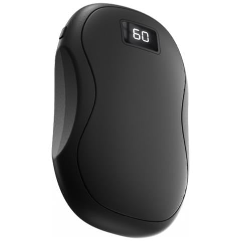 Mini Scaldamani Digitale Con Display - Ricaricabile, Scaldamani Portatile Da Tasca Con 3 Livelli Di Temperatura Black - Foto 1