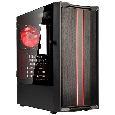 Inspire K12 ARGB Midi Tower Nero, Trasparente - Foto 1