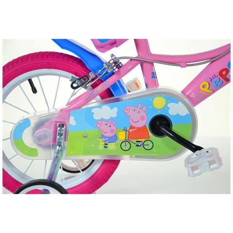 Bici Da Bambina Misura 16 Art. 164r-pgs Bicicletta Da Bimba Linea Peppa Pig - Foto 3