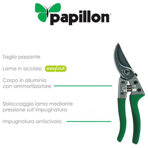 Forbici per Potatura Professionali Lama in Acciaio 205 Mm - Modello Premium - Foto 2