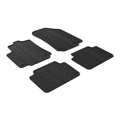 24519 Set Tappeti Su Misura In Gomma Citroen C3 Aircross10-17 - Foto 2