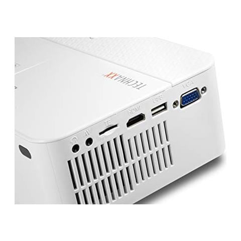 TX-113 Mini LED Beamer, Mini Proiettore LED Portatile Con Lettore Multimediale (800x480 Pixel)  - Foto 5