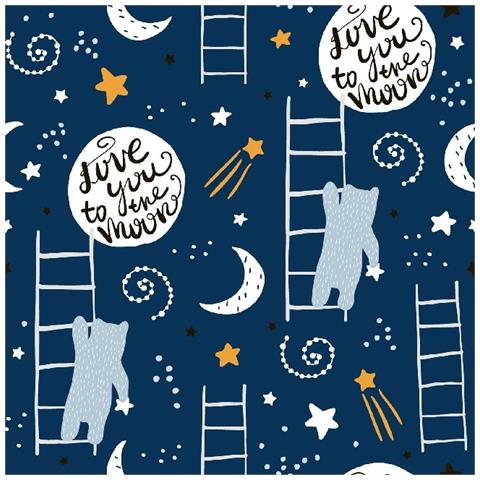 Tappeto Stampato Baby Dream 5 - Per Bambini - Arredo - Antiscivolo - Da Soggiorno, Salotto, Camera - Multicolore In Poliestere, Cotone, 120 X 180 Cm - Foto 1