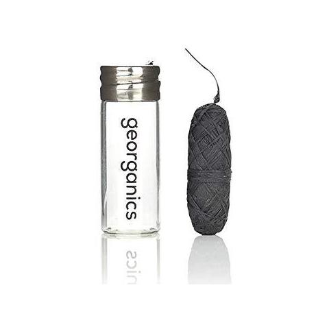 Naturale Dental Floss Seta Plastica Libero Biodegradabile Menta Verde 30 Metri - Foto 1