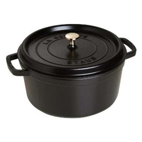 Casseruola tonda ghisa 24cm nero - Foto 1