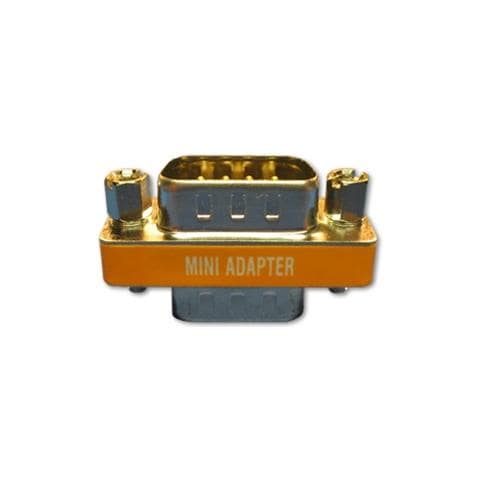 2xDB9 M DB9 DB9 Oro, Grigio cavo di interfaccia e adattatore - Foto 1