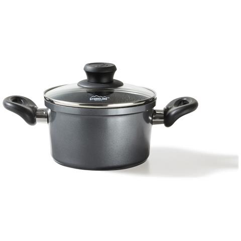 Aluminium Pentola, Diametro 16 Cm, Con Coperchio In Vetro, Rivestimento Antiaderente… - Foto 7