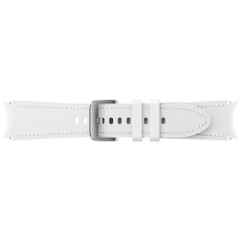 Cinturino Hybrid Leather Et-shr88swegeu Per Smartwatch Galaxy 4 Classic 4 S M Band Bianco - Foto 4
