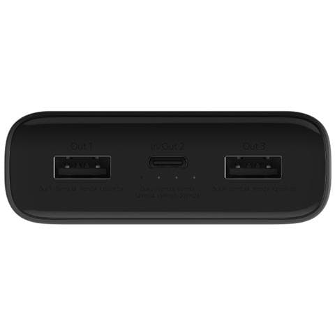 Power Bank Mi 50W con 3 Porte USB Tipo A /C Capacità Batteria 20000 mAh Colore Nero - Foto 3
