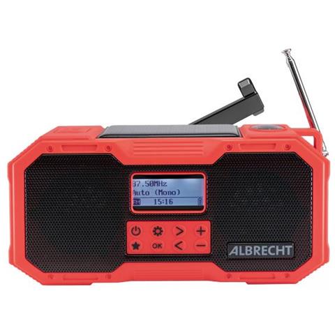 Radio Albrecht Dr 112 Digitale Nero, Rosso - Foto 1
