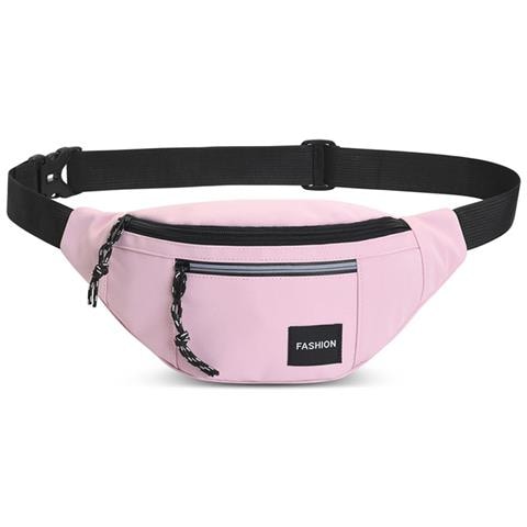 Marsupio Marsupio Impermeabile Per Attività All'aperto Di Uso Quotidiano Rosa - Foto 1