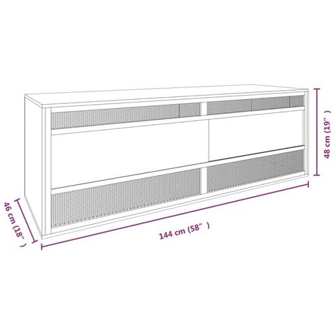 Terrario in Legno Multistrato 144x46x48 cm - Foto 6