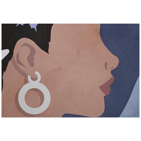 Quadro Dkd Home Decor 103 X 4,5 X 103 Cm Donna Scandinavo (2 Unità) - Foto 3