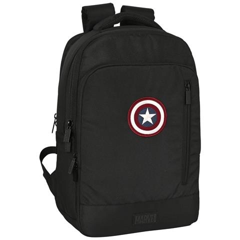 Zaino Per Pc Portatile E Tablet Con Uscita Usb Capitán América Nero - Foto 1