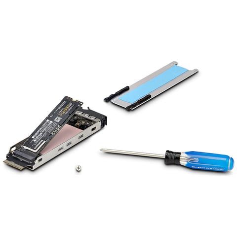 Schede di Interfaccia per PC PCIe 4.0 M. 2 64 GB /s Argento Nero - Foto 2