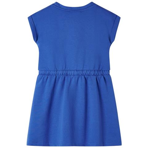 Abito Per Bambini Con Coulisse Blu Cobalto 128 - Foto 2