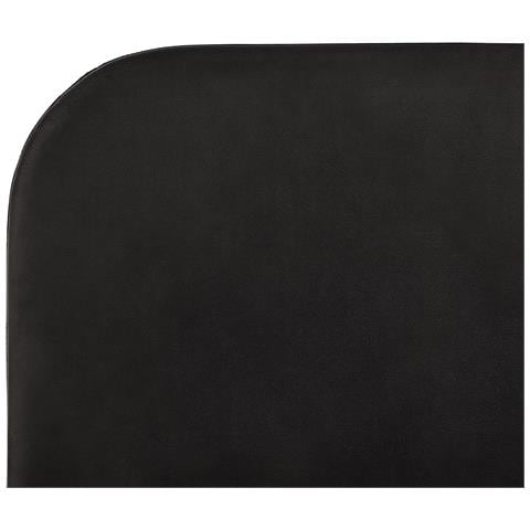 Letto Velluto Flayat 140 X 200 Cm Nero - Foto 2