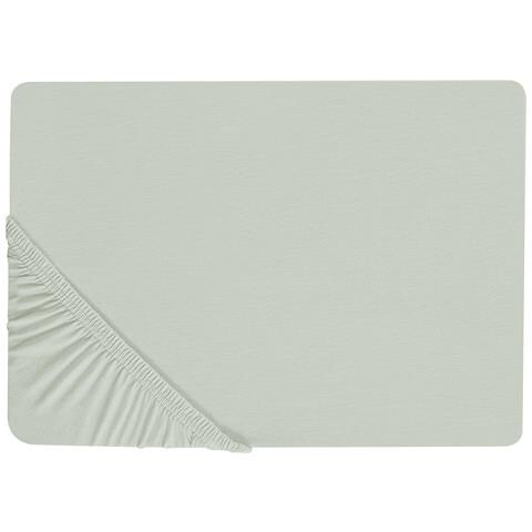 Coprimaterasso Elasticizzato Janbu Cotone Verde Chiaro - Foto 6