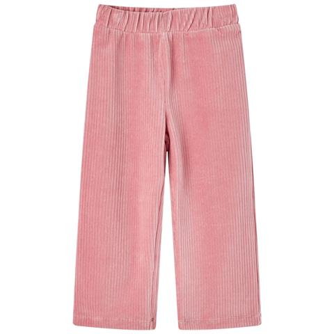 Pantaloni Per Bambini In Velluto A Coste Rosa Chiaro 116 - Foto 1
