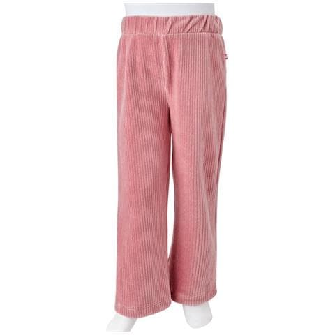Pantaloni Per Bambini In Velluto A Coste Rosa Chiaro 116 - Foto 8