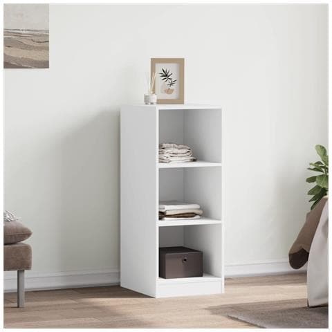 Armadio Bianco 48x41x102 Cm In Legno Multistrato - Foto 3