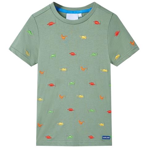 Maglietta Da Bambino A Maniche Corte Cachi 140 - Foto 1