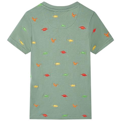 Maglietta Da Bambino A Maniche Corte Cachi 140 - Foto 2