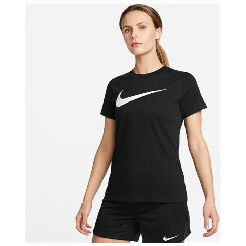 T-Shirt Swoosh Cw6967-010 Donna Taglia M Colore Nero - Foto 1