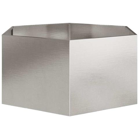 Fioriera da Giardino Esagono 104x90x45 cm in Acciaio Inox - Foto 10