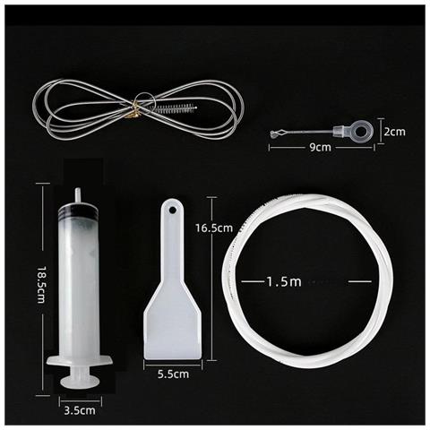 Strumento Per La Pulizia Del Foro Di Scarico Del Frigorifero, 5 Parti - Foto 2