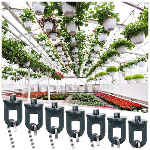 Morsetti Per Appendere Serre Con Ganci A S (50 Pz) - Foto 2