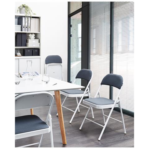 Sedia Da Conferenza Grigio Scuro Sparks - Foto 1