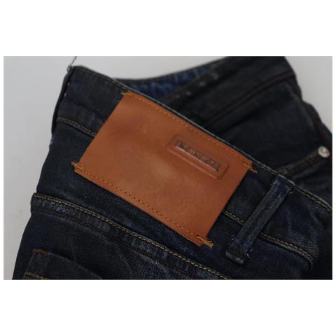 Jeans Casual Da Donna Slim Fit A Vita Bassa In Cotone Blu - W26 - Foto 5