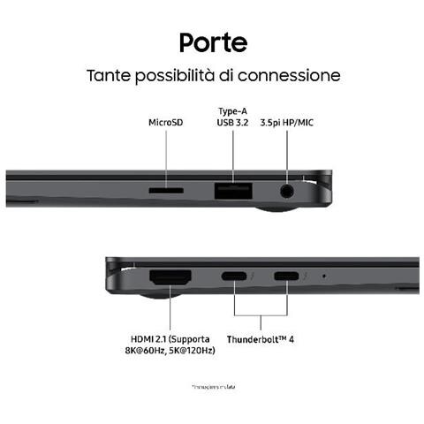 Notebook Galaxy Book5 Pro Monitor 16" Full HD Intel Core Ultra 7 256V Ram 16 GB SSD 512GB Windows 11 Pro - Foto 2