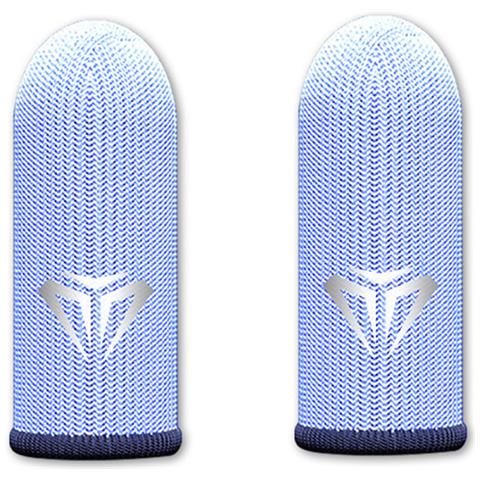 Sz-s02 Custodie Per Dita Da Gioco In Fibra D'argento (nero) - Foto 2