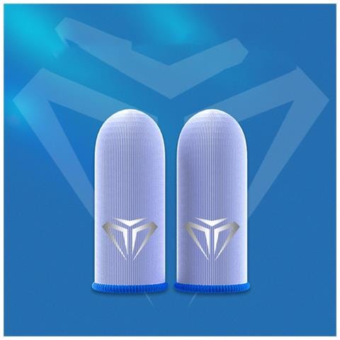 Sz-s02 Custodie Per Dita Da Gioco In Fibra D'argento (nero) - Foto 4