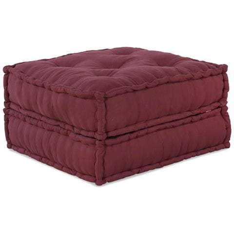 Pouf Modulare Marrone Rossiccio 70x70x36 in Tessuto - Foto 1