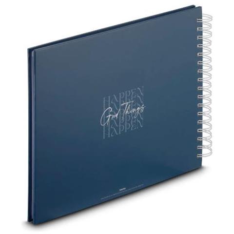 Good Things Album Fotografico E Portalistino Blu 100 Fogli 10 X 15 Rilegatura A Spirale - Foto 3