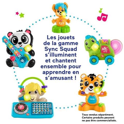 Fisher-price-link Squad Tiger Body Parts-giocattolo Di Attività Musicale Hyl00 - Foto 2