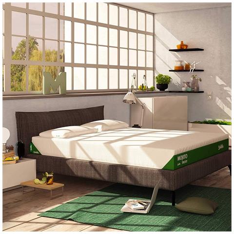 Materasso Memory Foam Mojito 20 cm con Fodera Sfoderabile, Piazza e mezza misura 120x190 cm - Foto 1