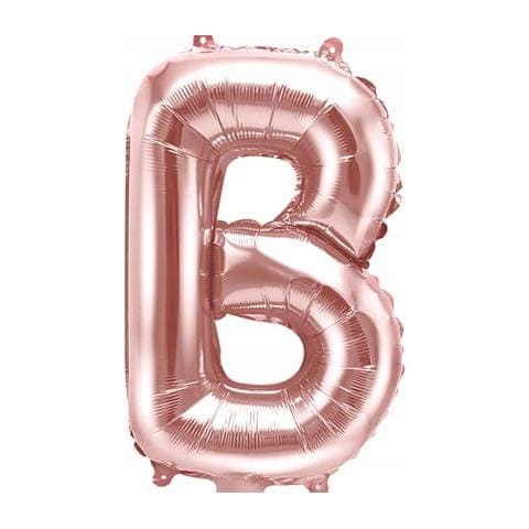 Palloncino Lettera B In Rosa Oro - Decorazione Perfetta Per Ogni Occasione - Foto 1