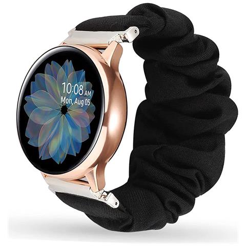 Cinturino Per Smartwatch Compatibile Con Samsung /huawei - Elastico Scrunchie Con Stampa Alla Moda 22 Mm - Foto 1