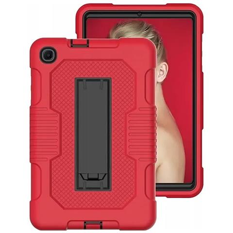 Custodia Per Samsung Galaxy Tab A 8.4"" Armored Con Supporto Rosso - Foto 1