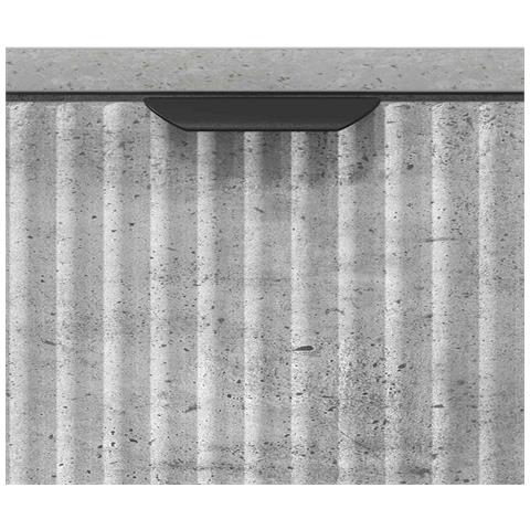 Comodino Grigio cemento 63.5 x 36 x 61 cm Legno multistrato - Foto 9