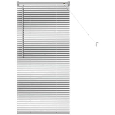 Tenda per Finestra con tende Manuale Argento Alluminio - Foto 1